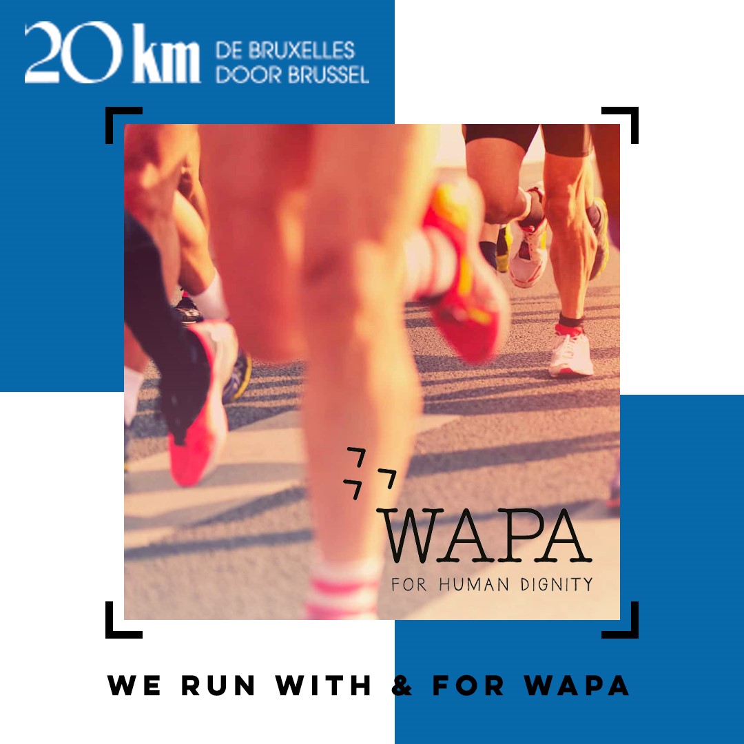 Act-unity runs with & for WAPA International @ 20km of Brussels